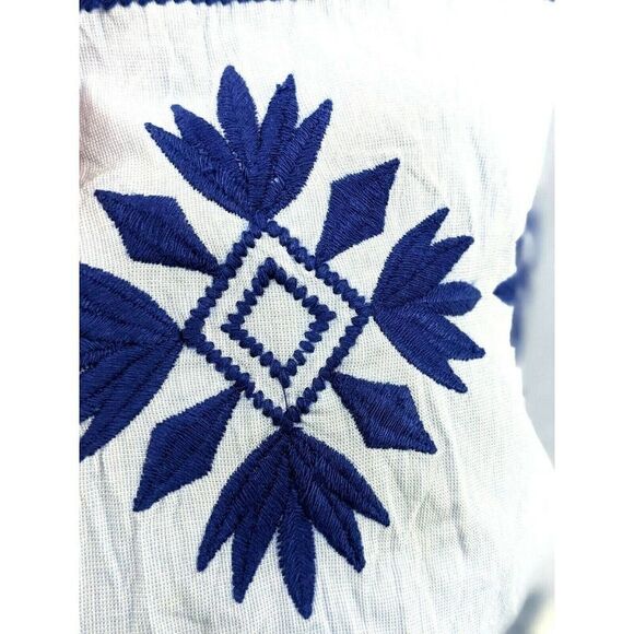 Anthropologie THML  Dress Off Shoulder Embroidered - Picture 9 of 12